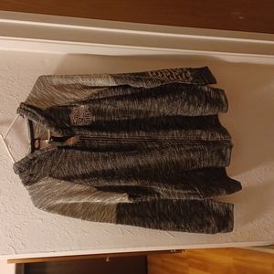 HARLEY DAVIDSON LIGHT WEIGHT KNIT ZIP UP HOODIE